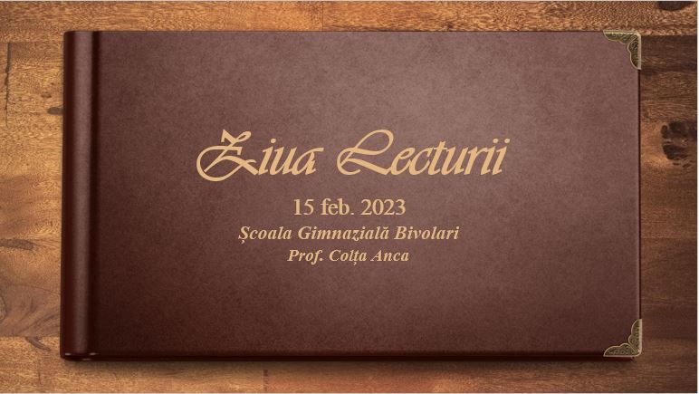 ziua lecturii 2023